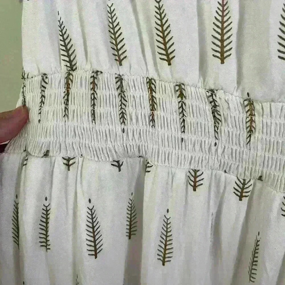 Lapogee Women’s Dress White &. Gold Made in India Size S - Picture 8 of 9